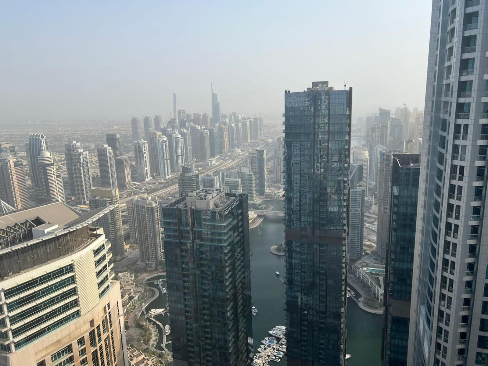 High Floor With City Skyline & Burj Khalifa View 3 Bedroom Unit Marina Dubai Exterior foto