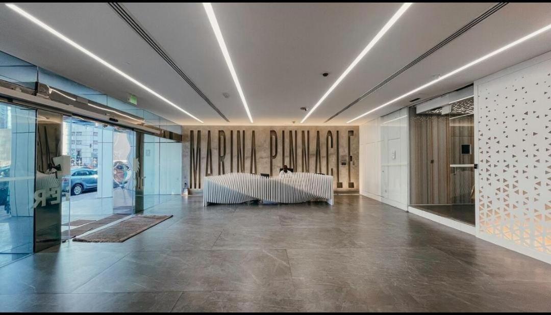 High Floor With City Skyline & Burj Khalifa View 3 Bedroom Unit Marina Dubai Exterior foto